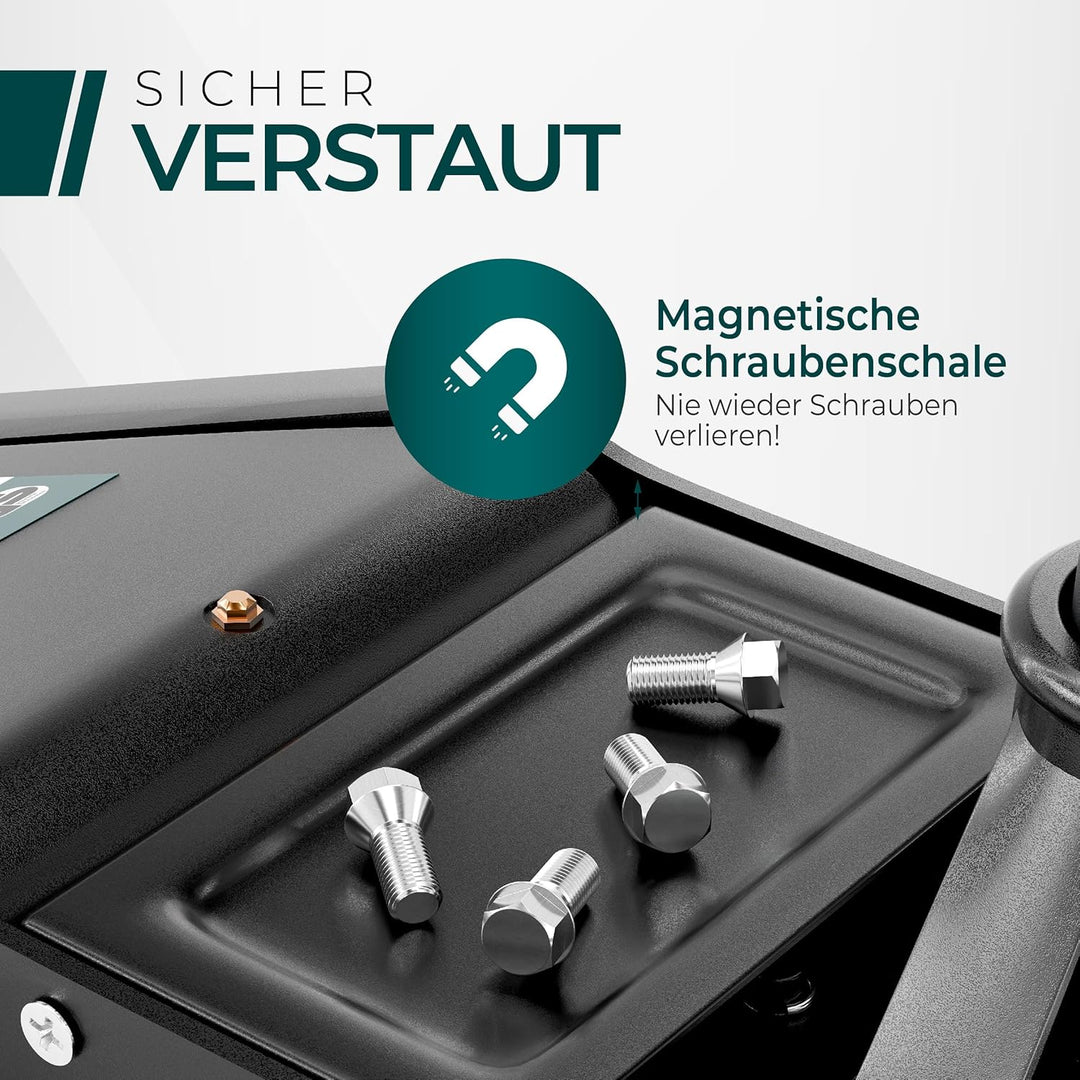 Wagenheber Hydraulisch 3T - TÜV Zertifiziert 75-505 mm Hubhöhe